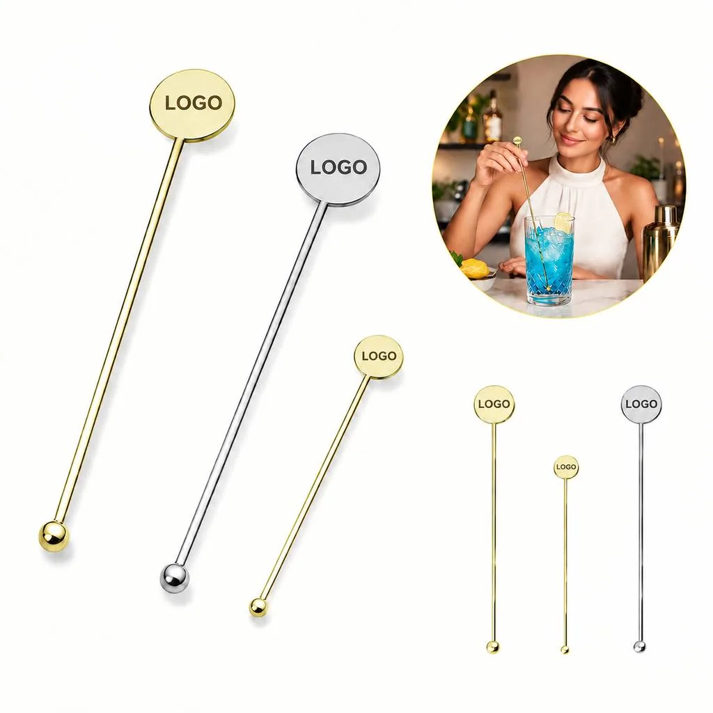 Polished Stainless Steel Drink Mixing Stirrer