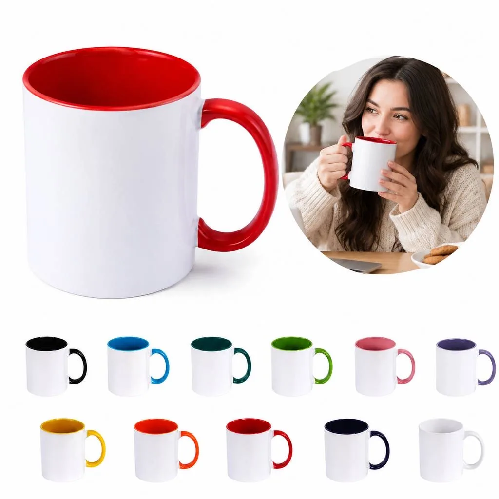 Reusable Ceramic Mug for Coffee Tea Hot Chocolate 2
