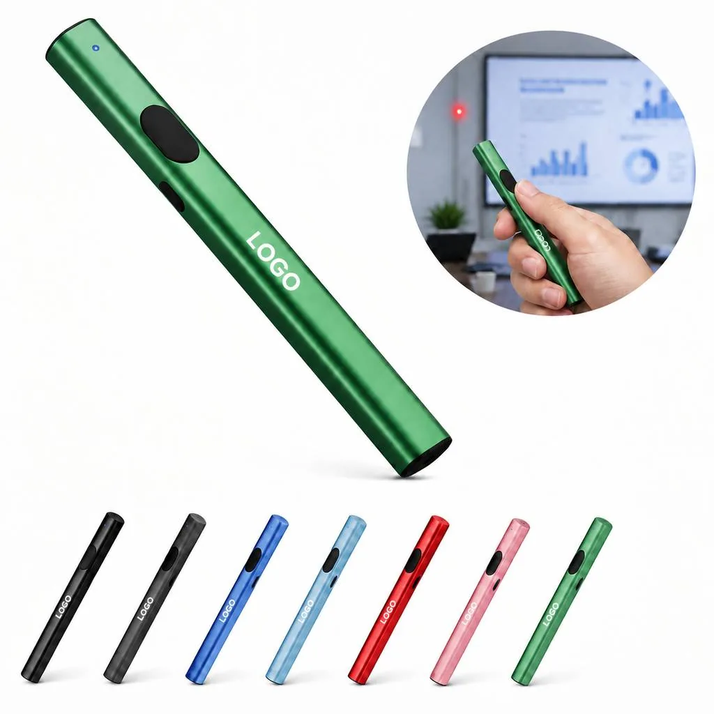 USB Rechargeable Green Laser Pointer for Presentations