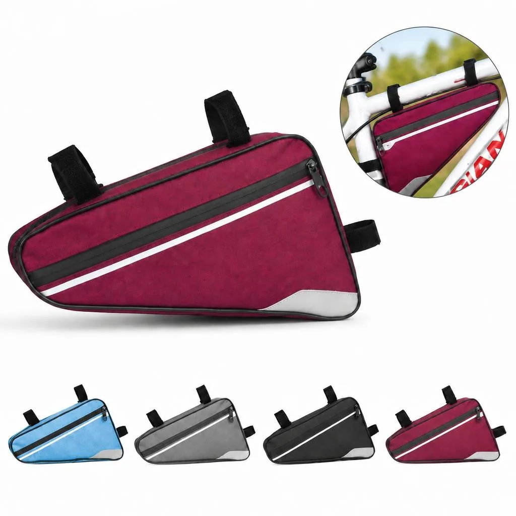 Water-Resistant Bicycle Frame Triangle Storage Bag 2