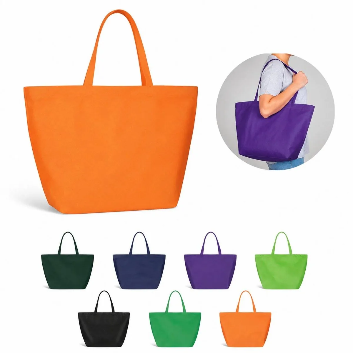 Eco-Friendly Foldable Non-Woven Shopping Tote Bag 2