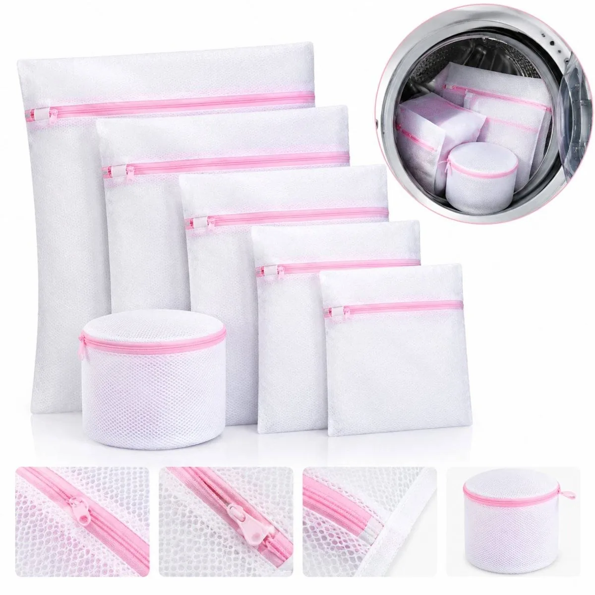Delicates Laundry Bag with Fine Mesh and Zipper 2