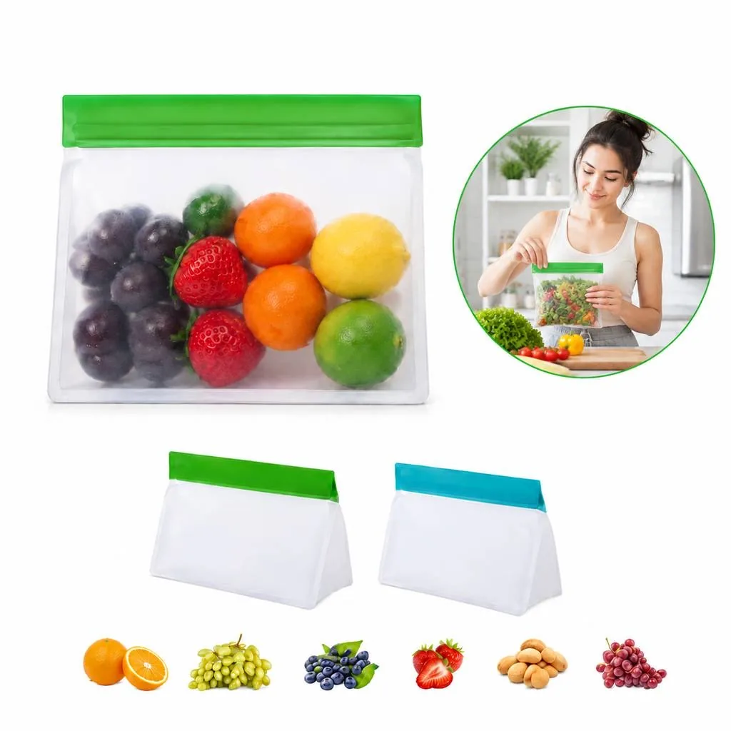 Reusable Eco-Friendly Zip Storage Bags 2