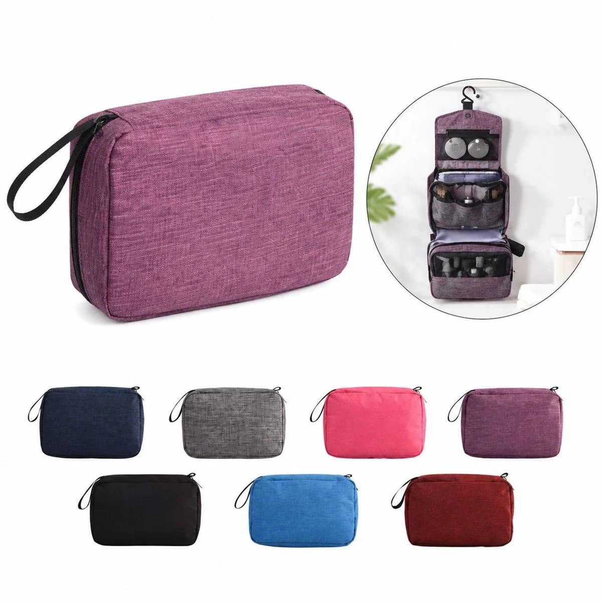 Men's Hanging Travel Toiletry Organizer Water Resistant 2