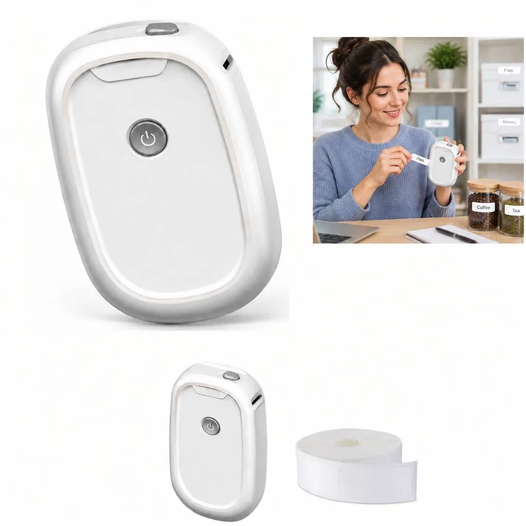 Portable Thermal Label Printer with QWERTY Keyboard 2