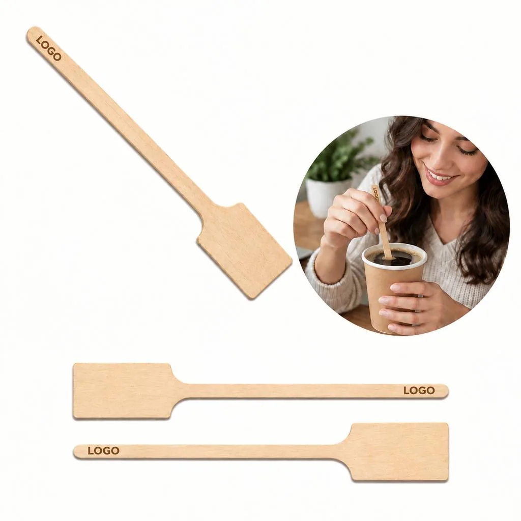 Natural Birch Wood Beverage Stir Sticks Biodegradable