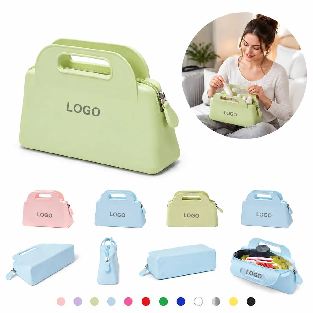 Soft Touch Cosmetic Organizer with Compartments
