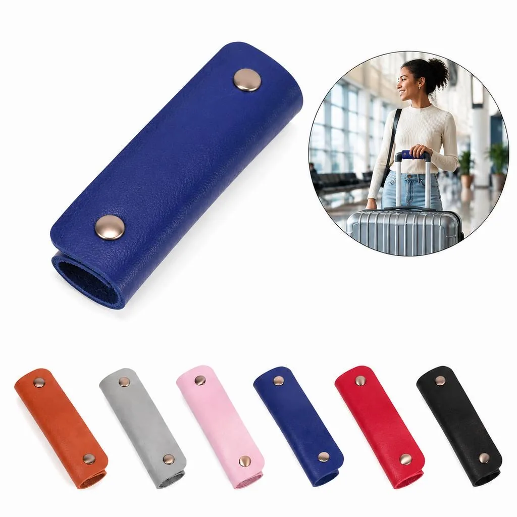Protective Leather Suitcase Handle Cover 2