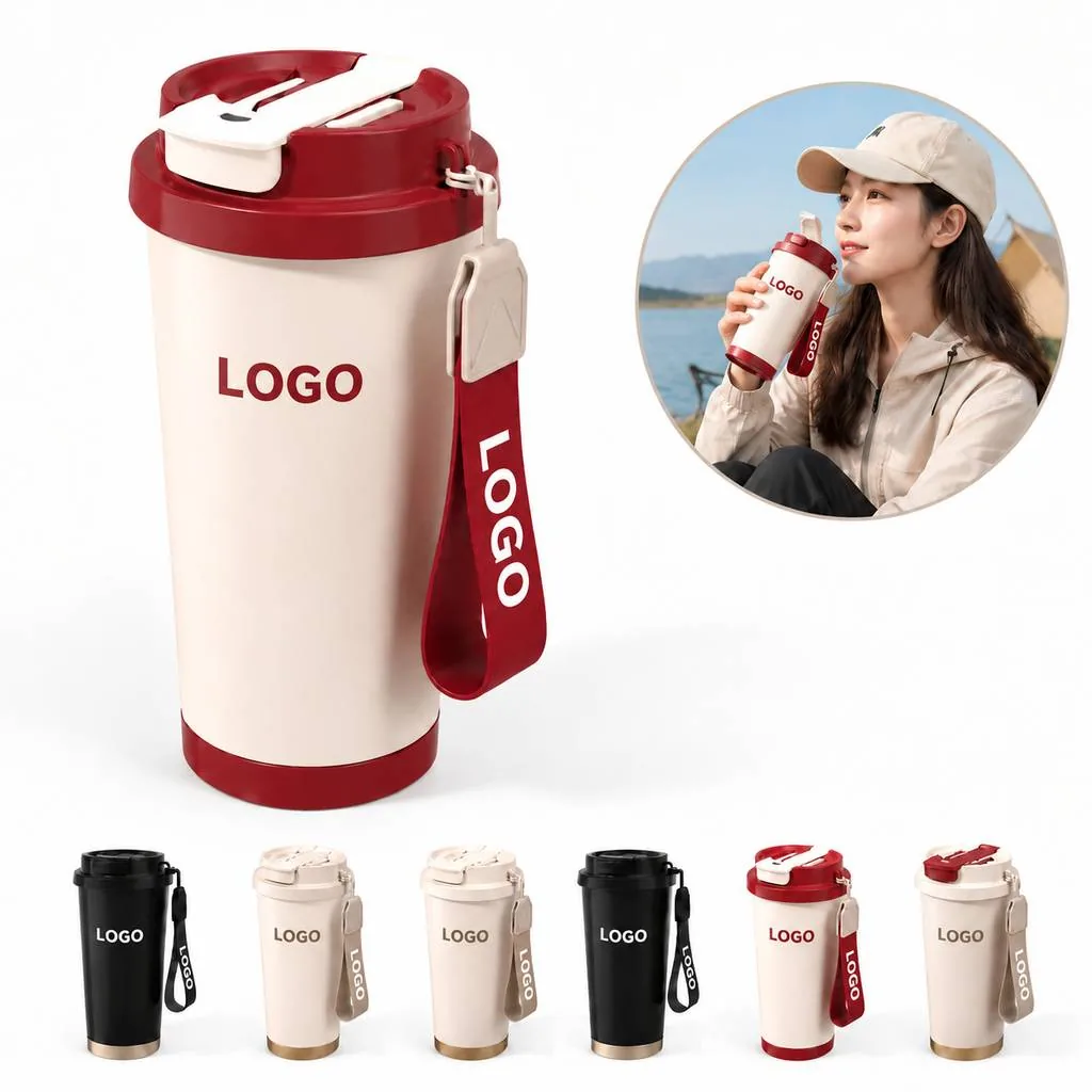 Double-Wall Insulated Travel Coffee Cup 18oz