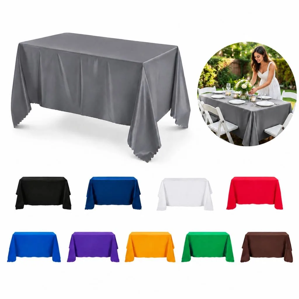 Custom Wrinkle-Resistant Event Tablecloth 2