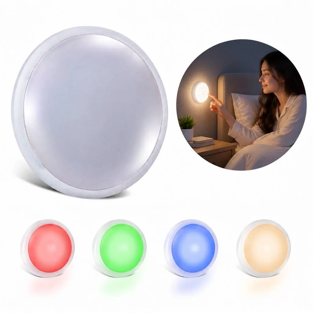 Round LED Dome Night Light for Bedroom and Nursery 2