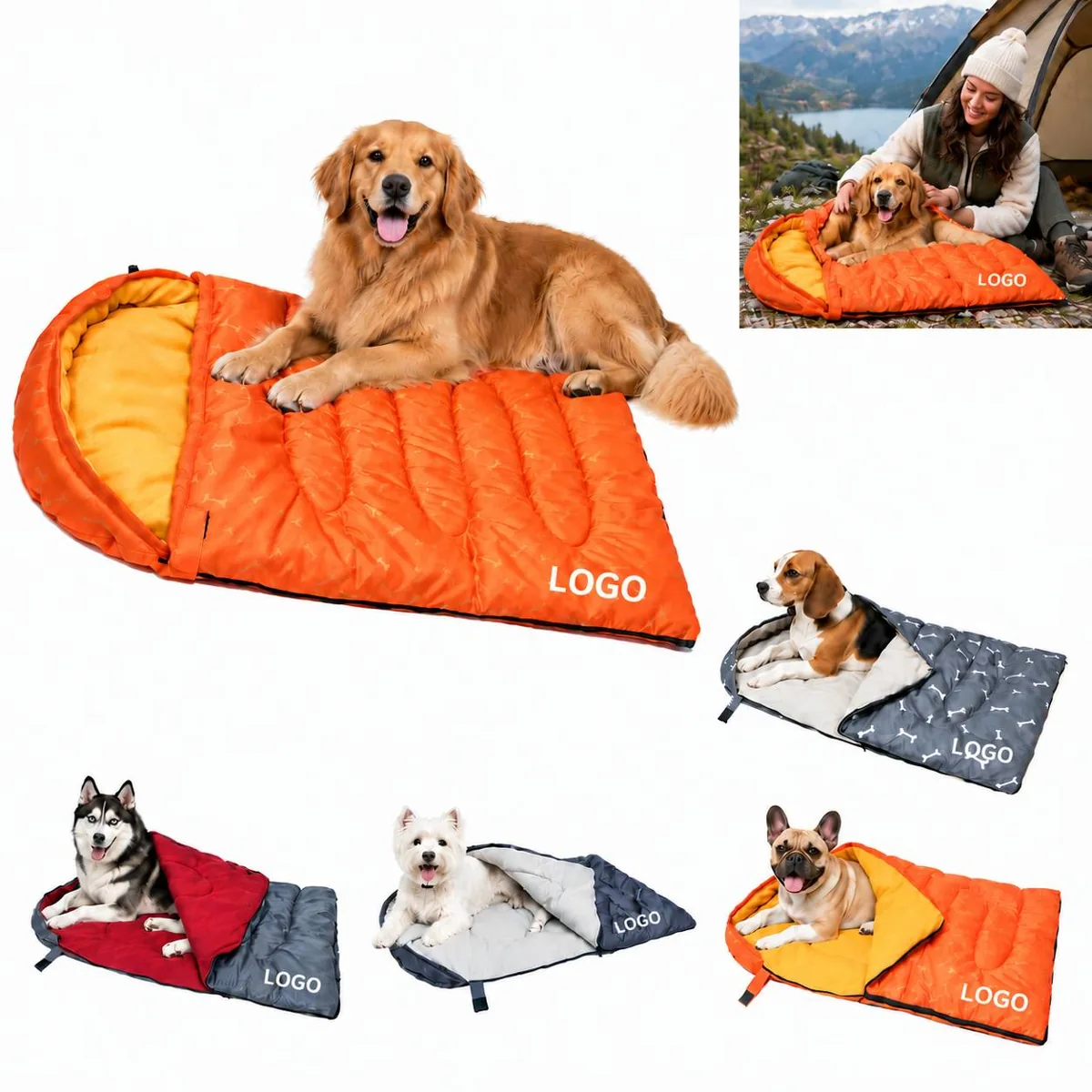 Soft Washable Pet Sleeping Mat with Non-Slip Base