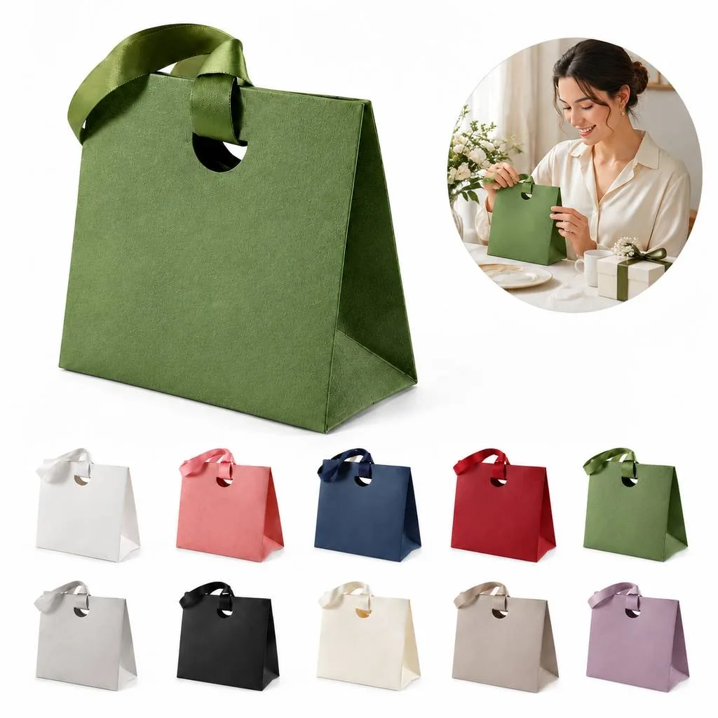 Elegant Jewelry Paper Pouch for Gift Packaging 2