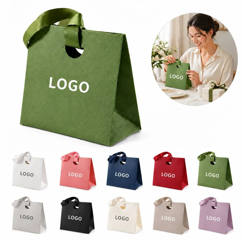 Elegant Jewelry Paper Pouch for Gift Packaging