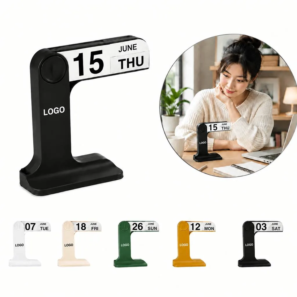 Compact Year-at-a-Glance Desk Calendar for Office Planning