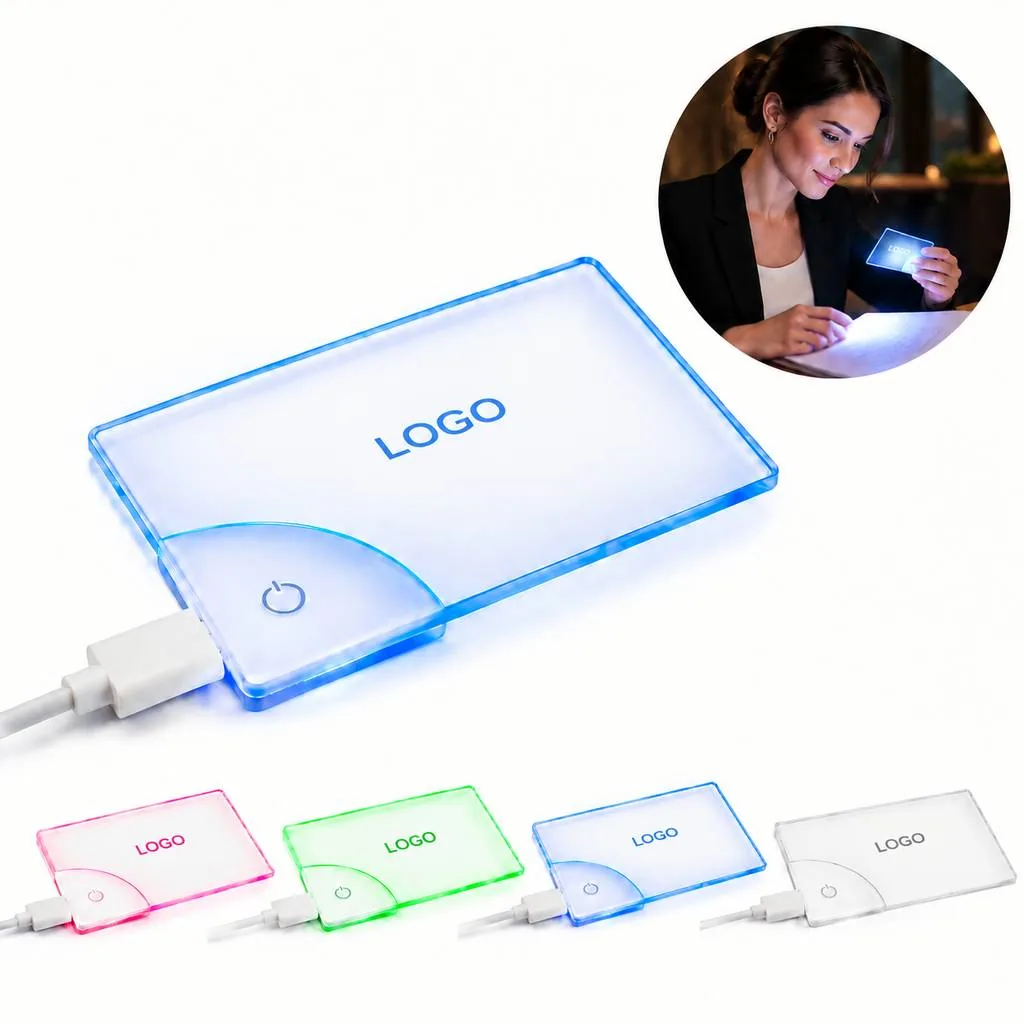Rechargeable LED Card Light with Adjustable Brightness