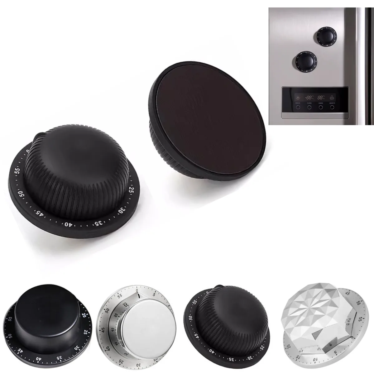 Stainless Steel Digital Kitchen Timer with Push-Button 2