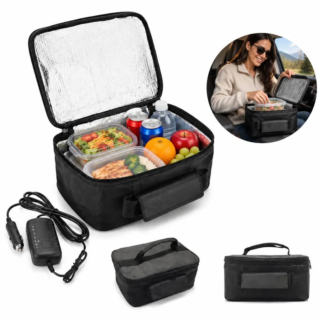 12V Heated and Cooled Insulated Travel Bag for Car 2