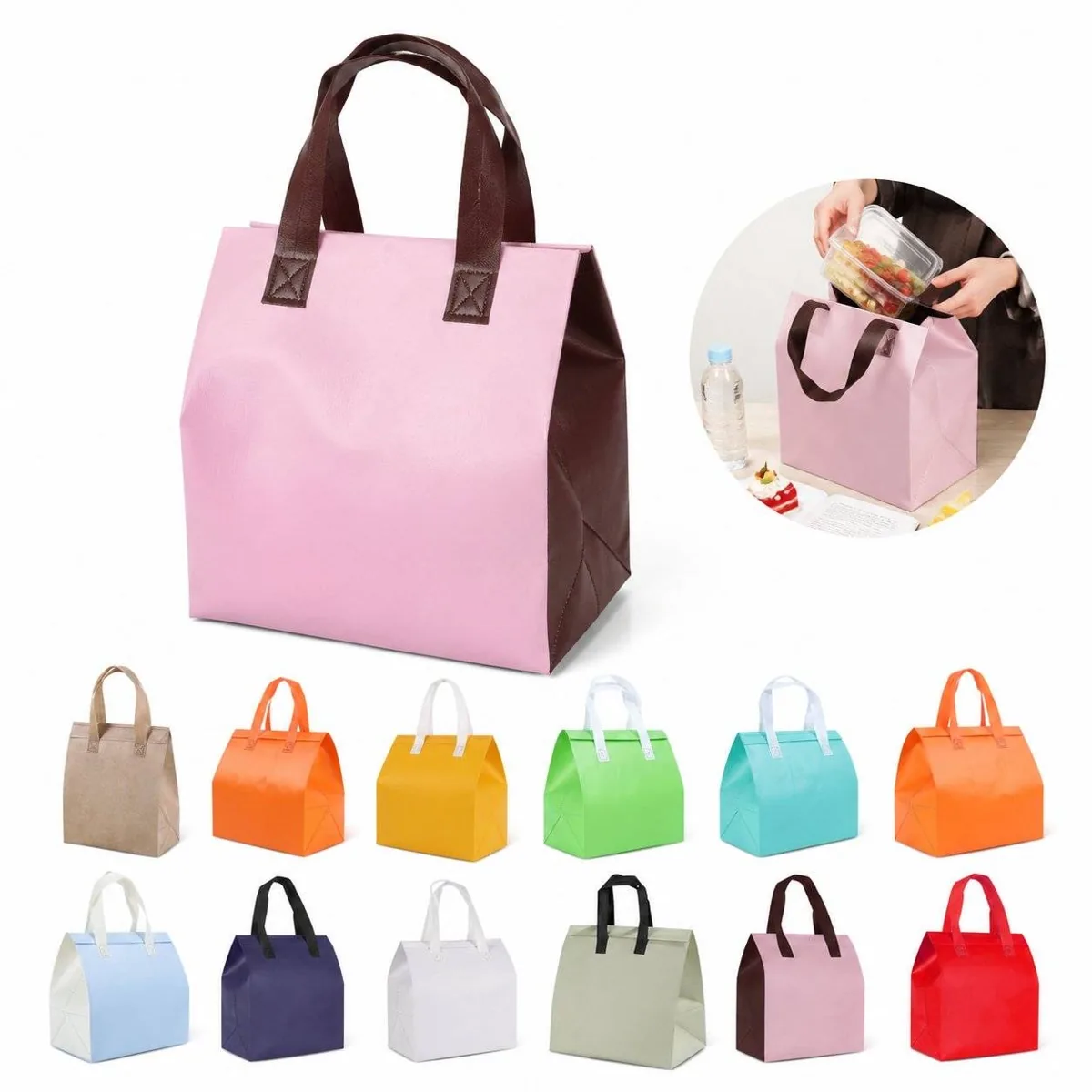 Thermal Insulated Non-Woven Cooler Bag with Foil Lining 2