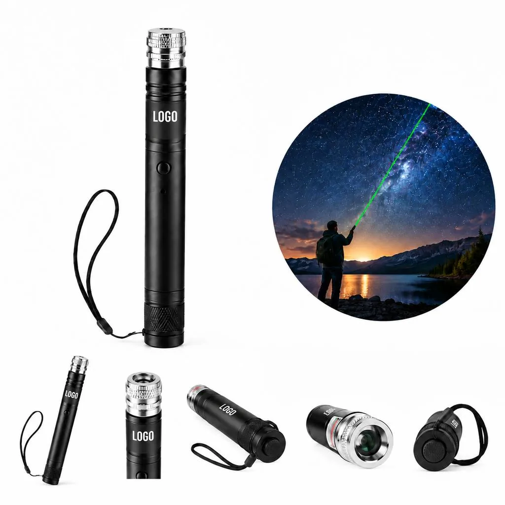 Compact Green Laser Pointer for Presentations and Stargazing