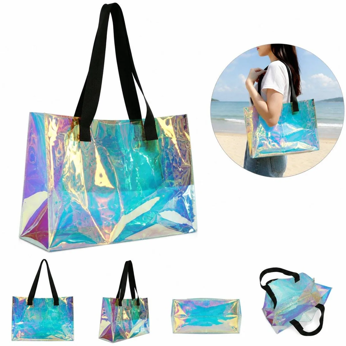 Clear PVC Laser Gift Pouch for Packaging 2