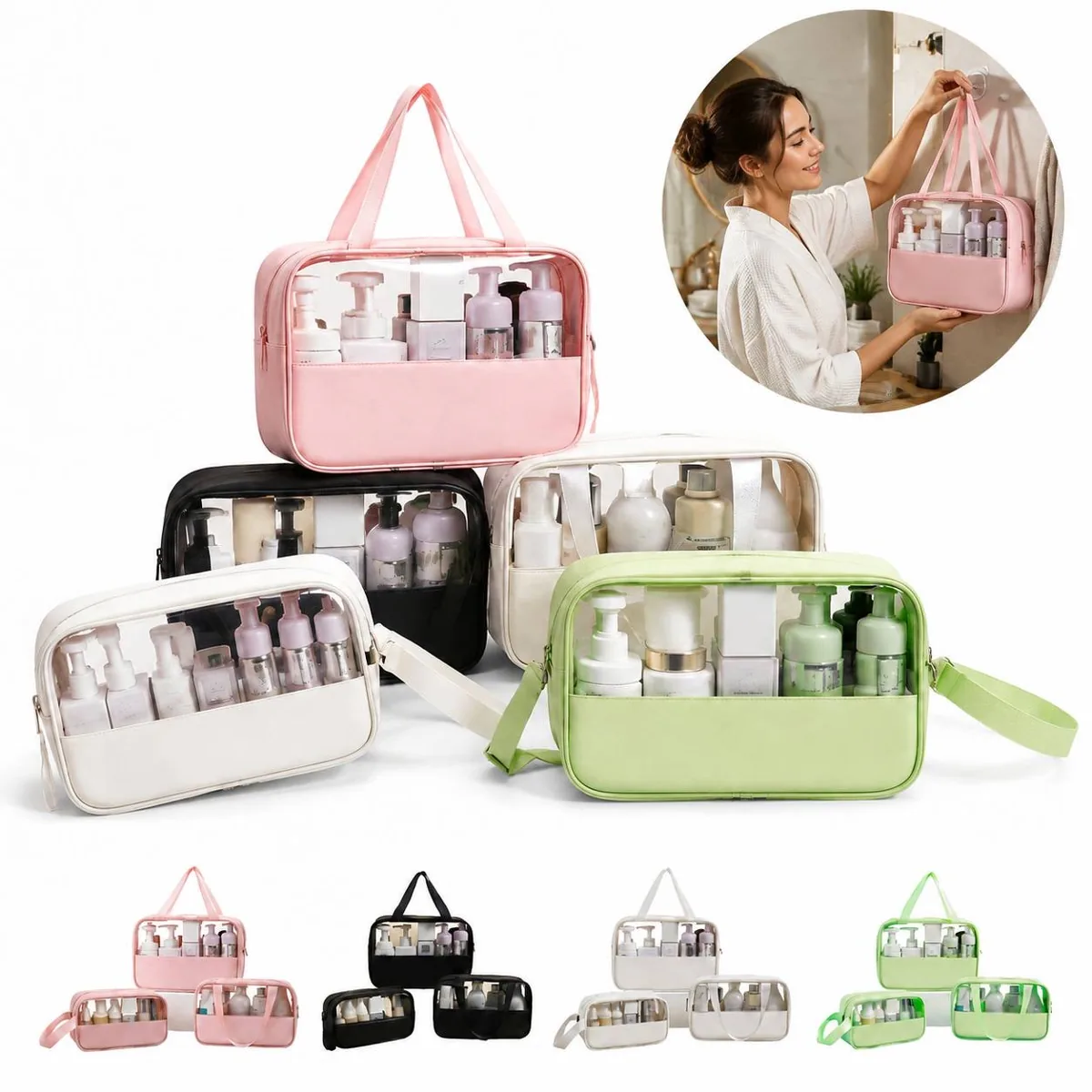 Compact Water-Resistant Toiletry Organizer for Travel 2