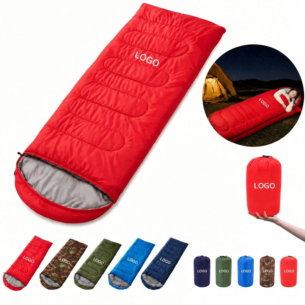 Rectangular Envelope Sleeping Bag with Full-Length Zipper