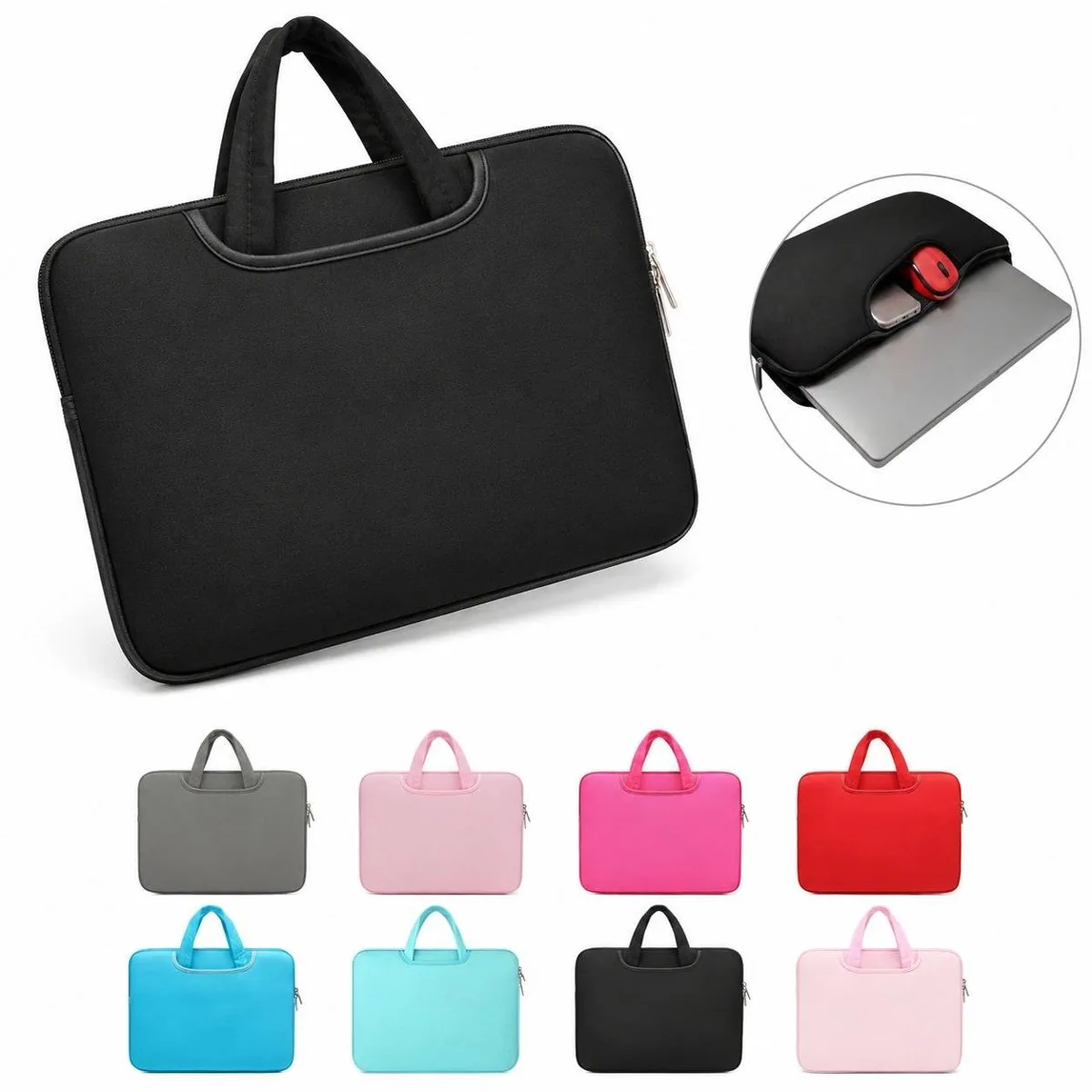 Water-Resistant Neoprene Laptop Sleeve with Handle 2