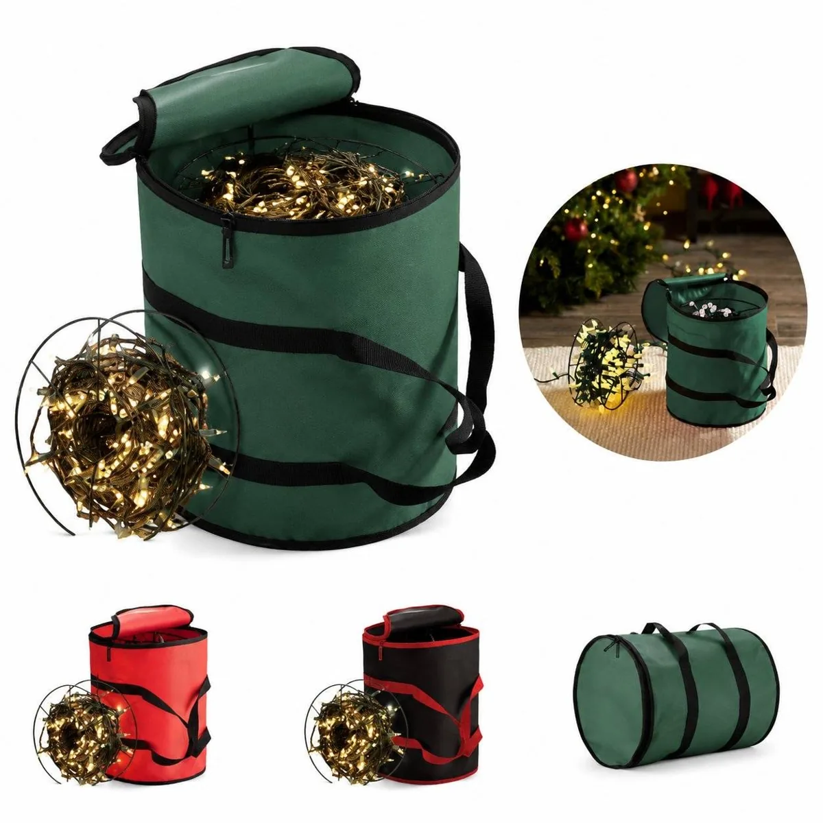 Christmas LED String Light Organizer Bag Waterproof 2