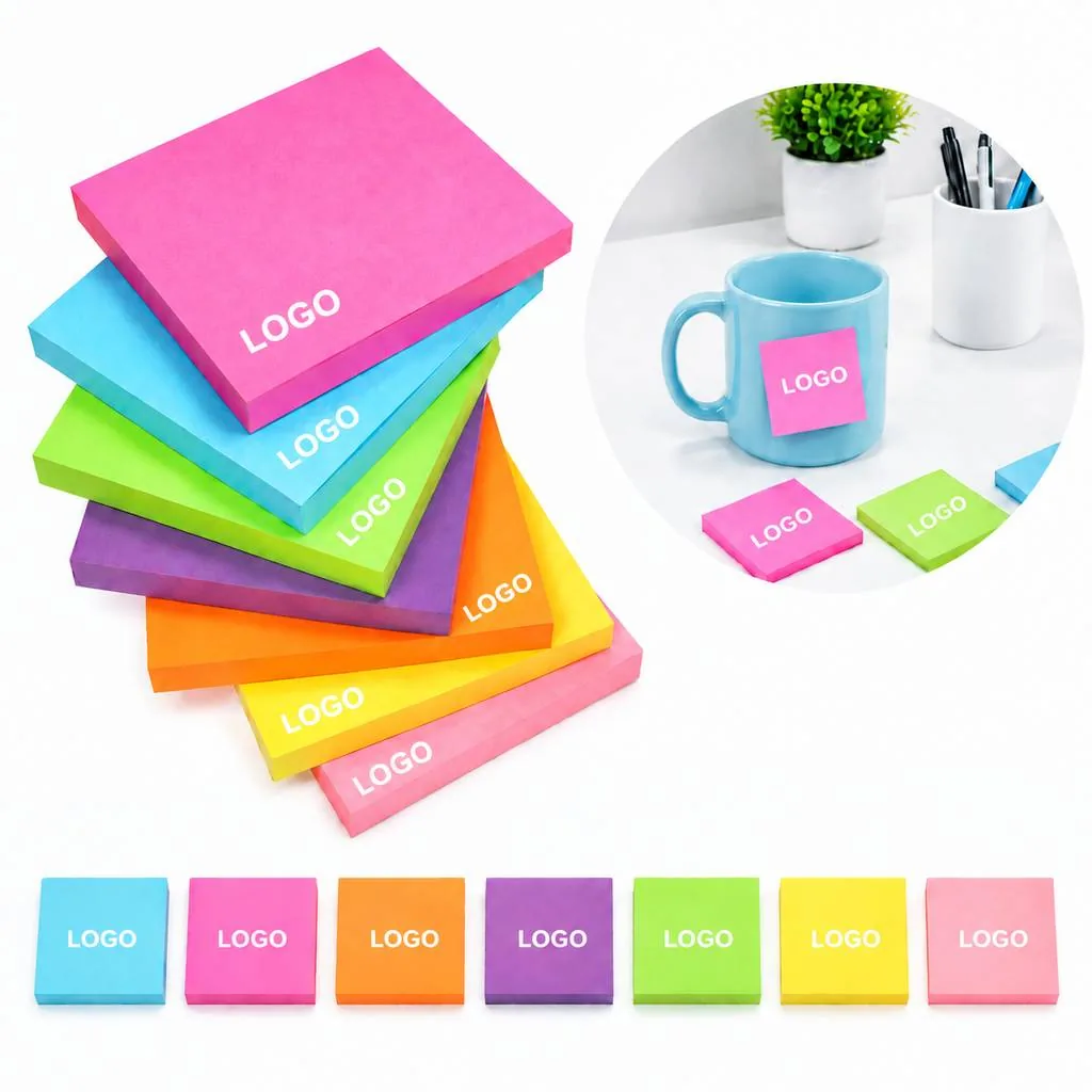 100-Sheet Compact Sticky Notes for Office and Study