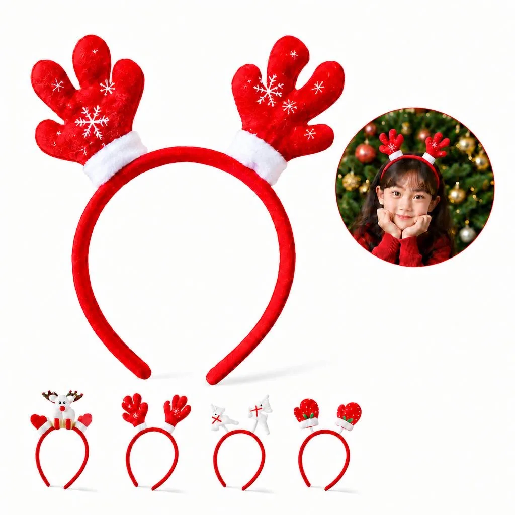 Kids LED Antler Headband for Holiday 2