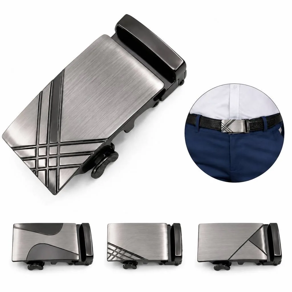 Automatic Iron Belt Buckle Fastener for Men 2