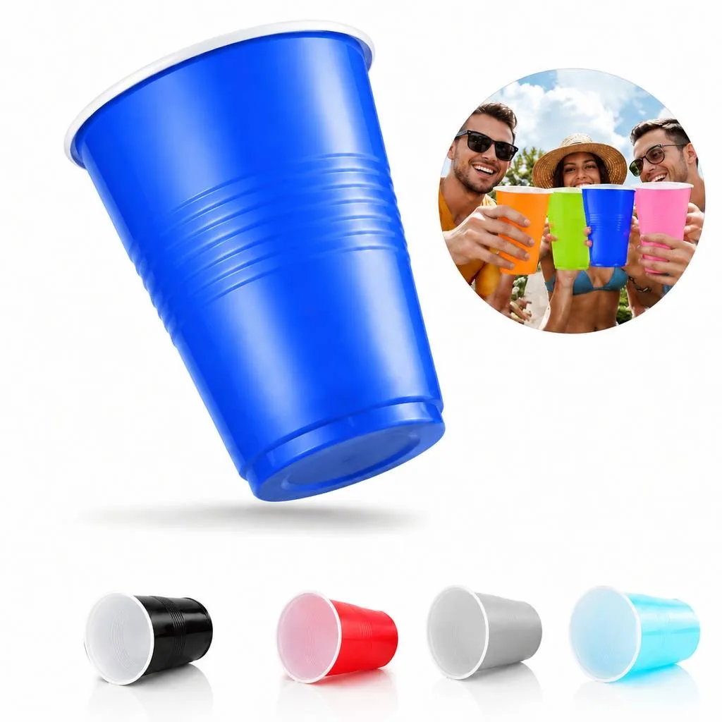 Reusable Food-Grade Plastic Party Cups for Cold Drinks 2