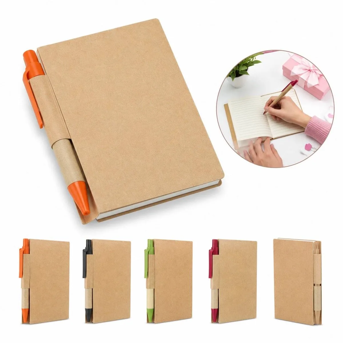 Eco-Friendly Kraft Paper Notebook for Writing and Sketching 2