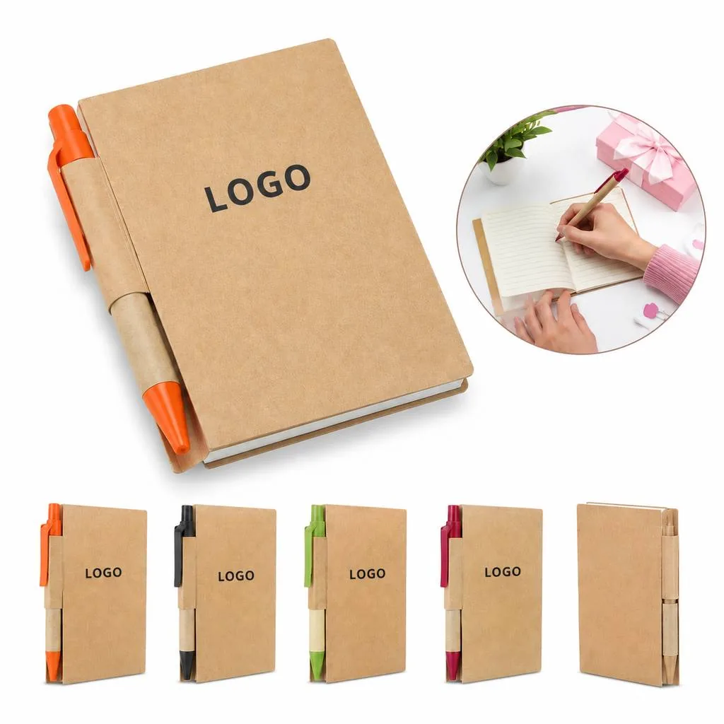 Eco-Friendly Kraft Paper Notebook for Writing and Sketching
