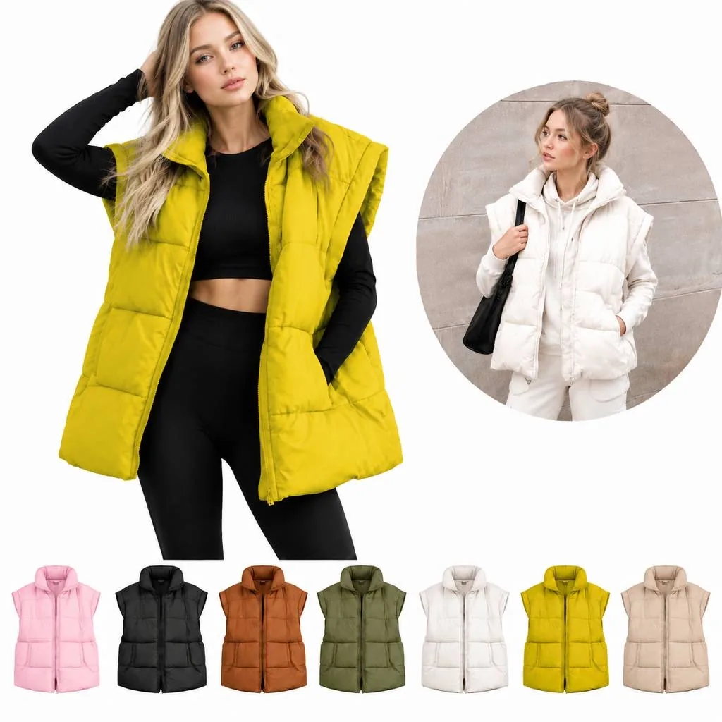 Loose Sleeveless Cotton Vest for Women 2