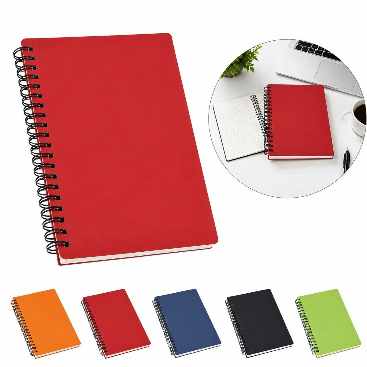 Spiral Bound Notebook with Ruled Pages That Lay Flat 2