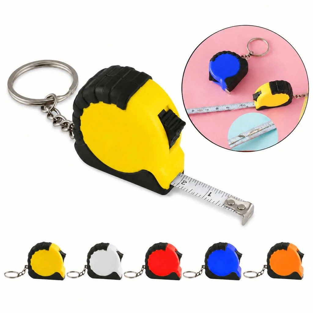 Mini Retractable Measuring Tape with Keychain Clip 2