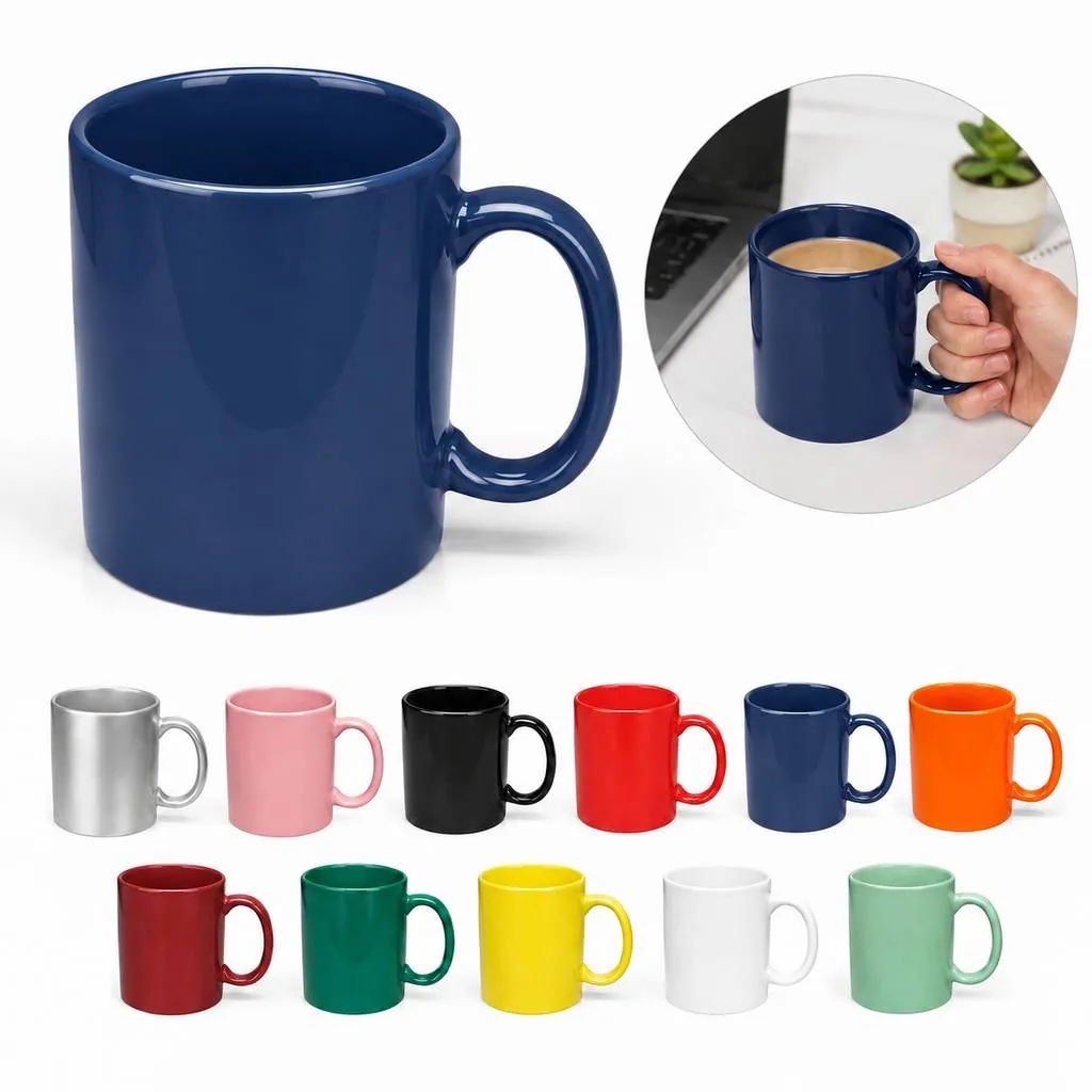 Glazed Ceramic Coffee Cup for Hot and Cold Drinks 2