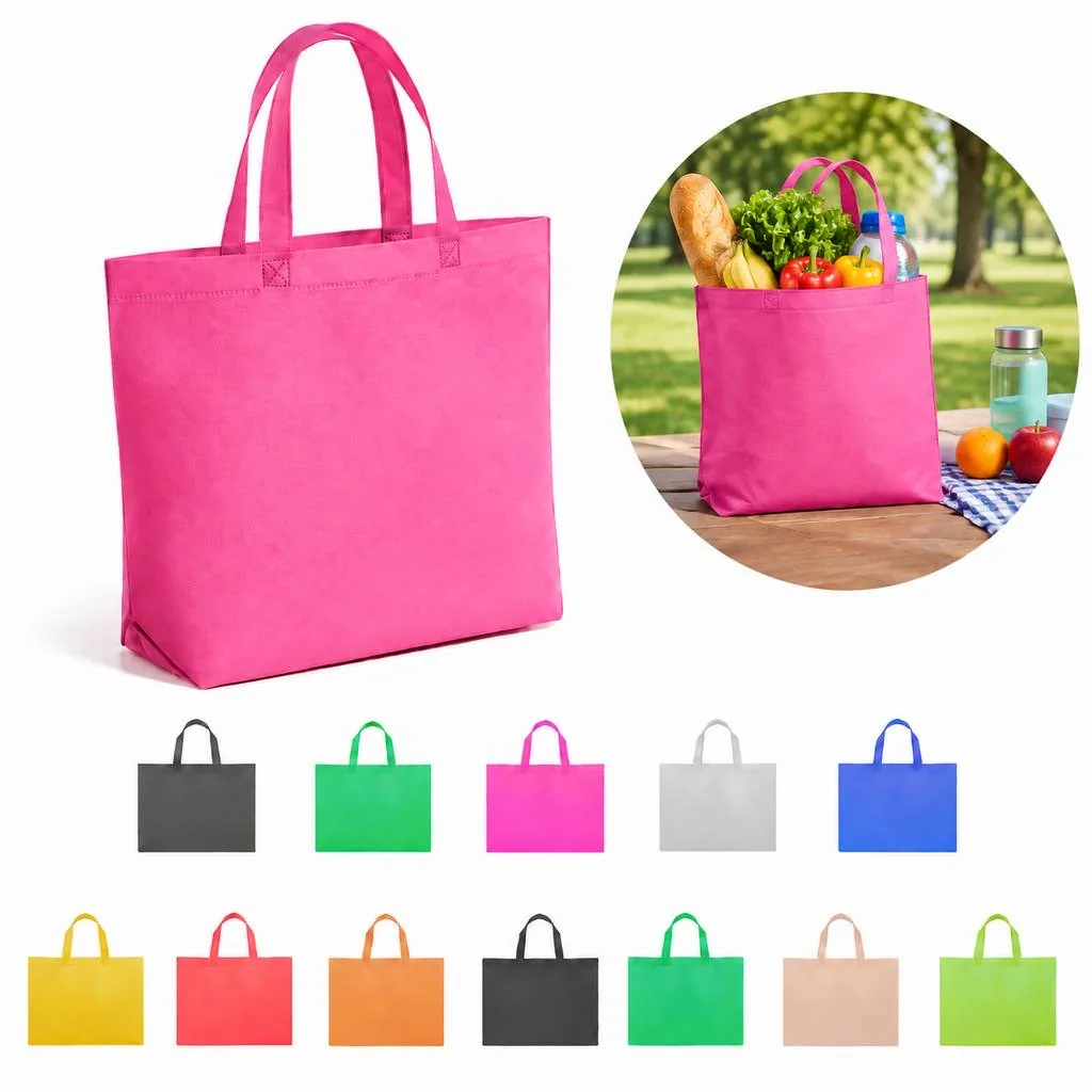 Reusable Nonwoven Shopping Tote for Groceries and Travel 2