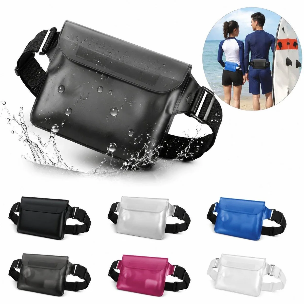Water-Resistant Waist Bag for Phone and Essentials 2