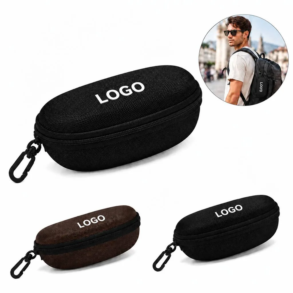 Thickened EVA Zipper Glasses Box with Soft Lining