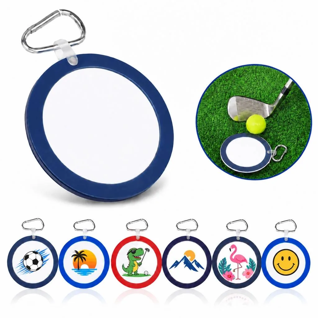 Personalized PVC Golf Bag ID Tag with Custom Name 2