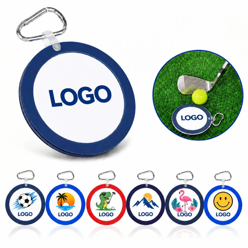 Personalized PVC Golf Bag ID Tag with Custom Name