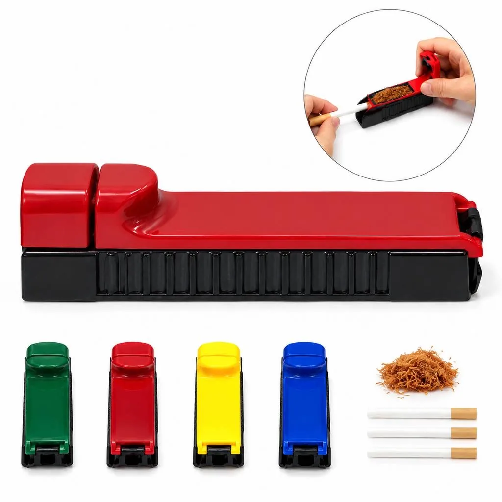 Portable Metal Manual Cigarette Rolling Case 2