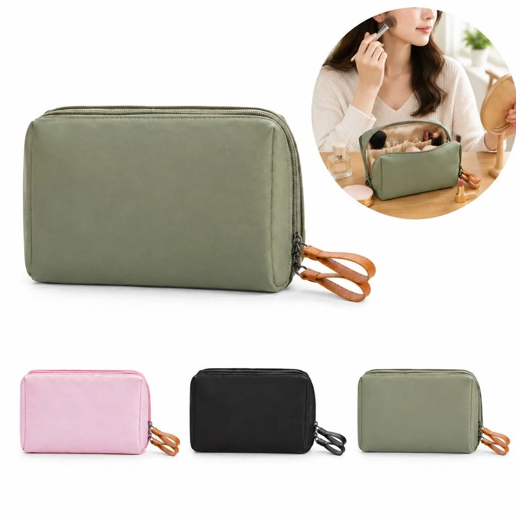 Portable Travel Cosmetic Bag with Compartments 2