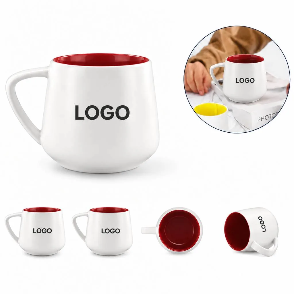 Glazed Ceramic Mug for Coffee and Tea