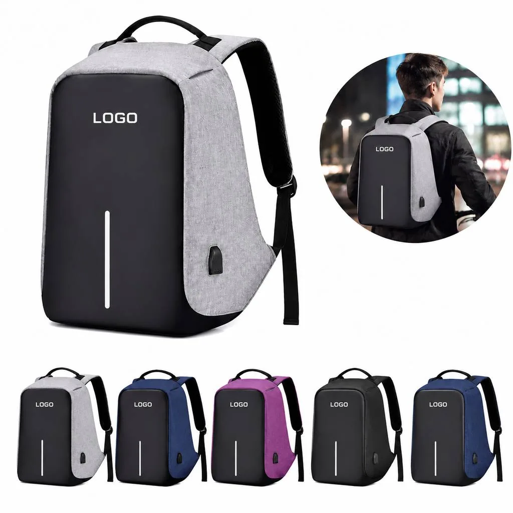 Travel Laptop Backpack with USB Charging Port, Fits 15.6