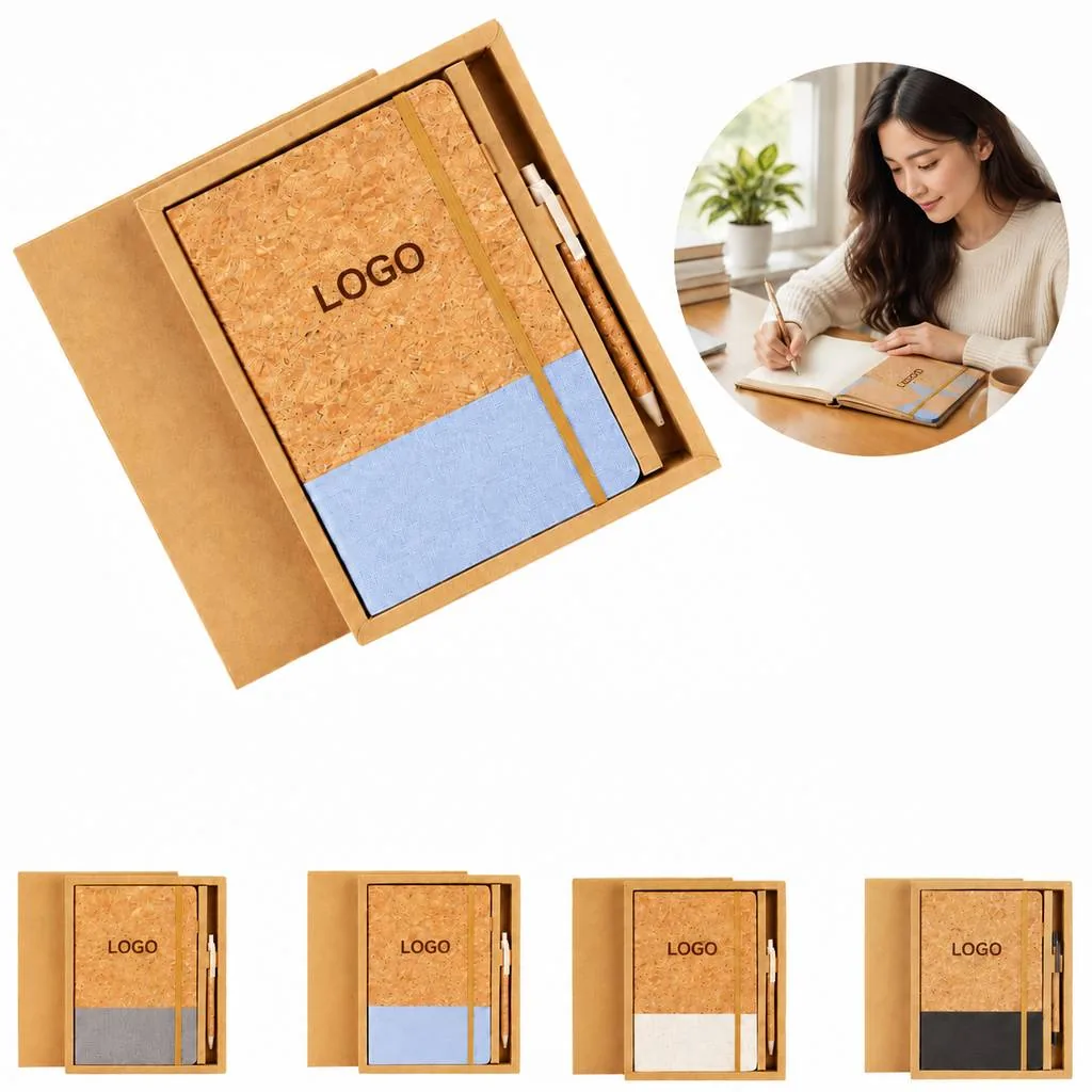 Sustainable Wheat Straw Notebook for Writing and Journaling