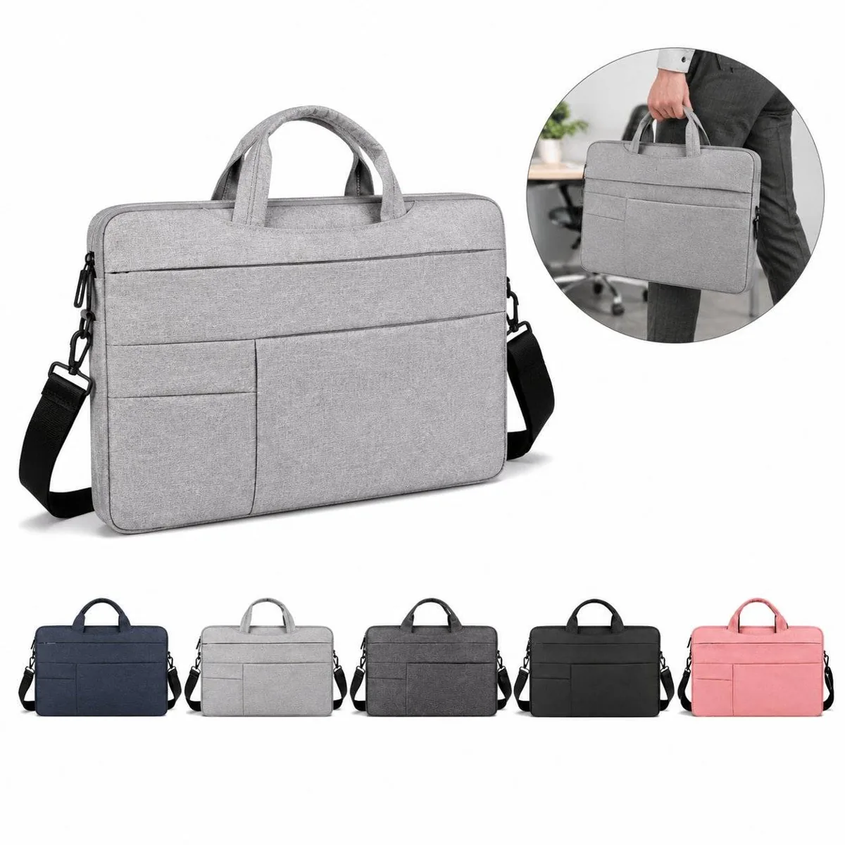 Protective Laptop Carrying Case with Padded Interior 2